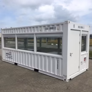 20ft high cube glazed container